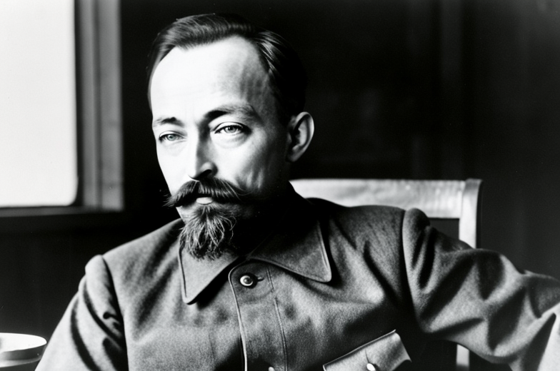 03027-2539410371-5435-Dzerzhinsky working at table with documents , cigarettes, (ashtray_1.3), table, desk lamp.png